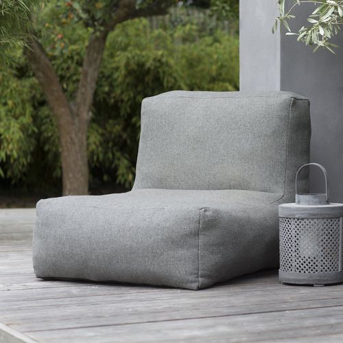 Chauffeuse contemporanea - C-1 : LOUNGE - TROISPOMMES HOME - in tessuto / impermeabile / grigia