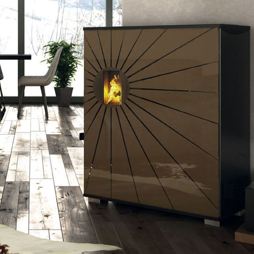 Stufa a pellet - COSMO - LineaVz - 0 - 5 kW / contemporanea / in ghisa