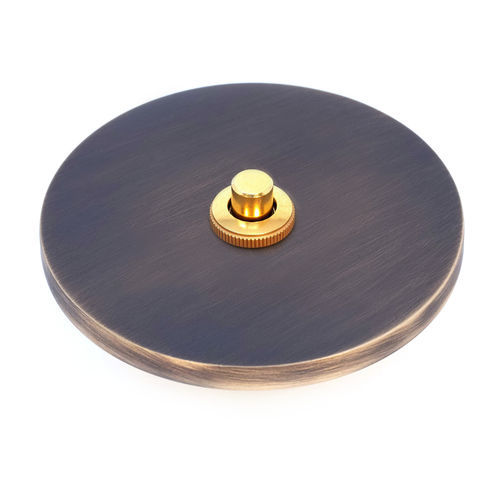 Interruttore in bronzo - CC11 - Empereur Paris - a pulsante / non incassato / classico