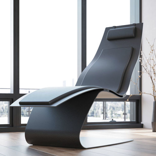 Poltrona design originale - LC-01 - Carbon Composites, SL - in pelle / in alluminio anodizzato / in fibra di carbonio