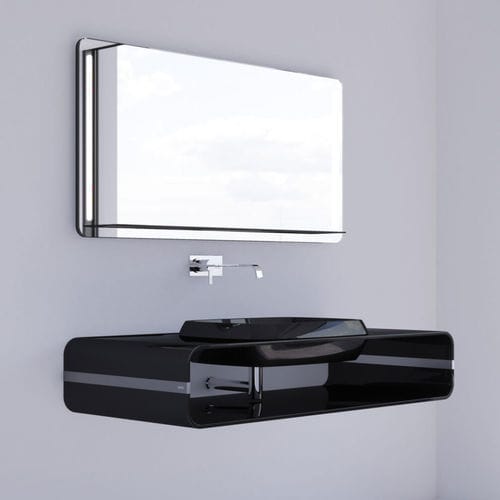 Lavabo integrato - KAAWAN - Carbon Composites, SL - in alluminio / in fibra carbonio / con piano integrato