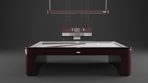 Tavolo da biliardo design originale - IXO - Carbon Composites, SL - per uso residenziale / contract / in pelle