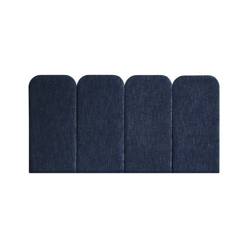 Testiera per letto matrimoniale - PAN: VELVET INDIGO - NUÉE ÉDITION - contemporanea / in tessuto / imbottita