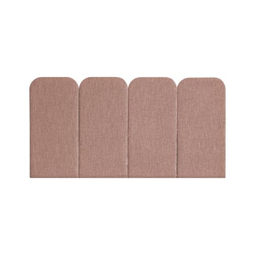 Testiera per letto matrimoniale - PAN: VELVET SALMON - NUÉE ÉDITION - contemporanea / in tessuto / imbottita