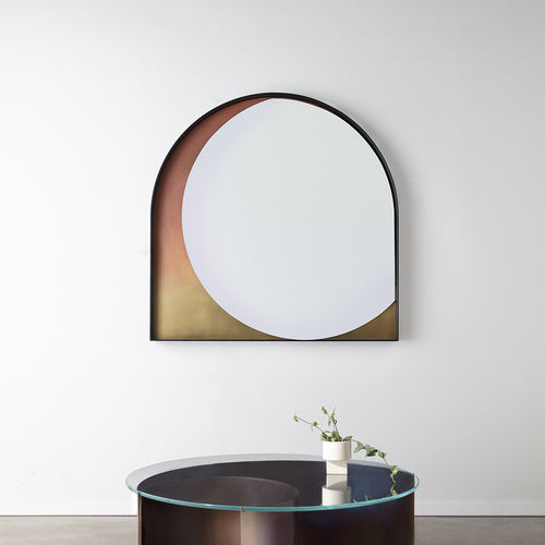 Specchio a muro - SLIP - KIN & COMPANY - contemporaneo / in acciaio inossidabile