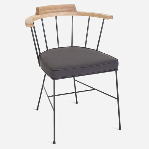 Sedia contemporanea - MIM 754 - Vergés - da interno / in tessuto / in legno massiccio