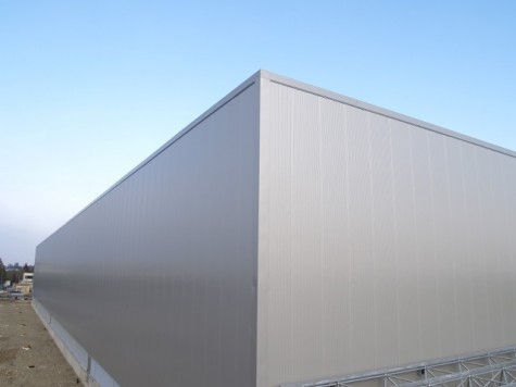 Pannello sandwich per rivestimento di facciata - ALUTECH WAND - Alubel - rivestimento in metallo / anima in poliuretano PUR