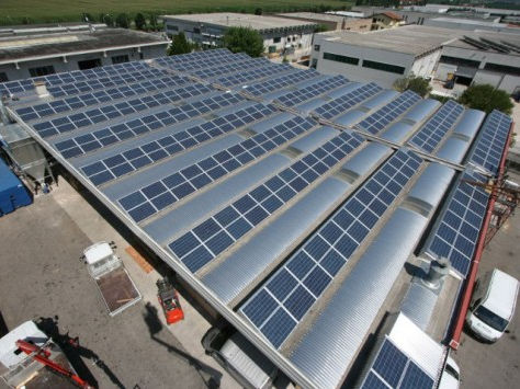 Sistema di montaggio per tetto di tegole - SHED PLUS - Alubel - su tetto / solare / per membrane fotovoltaiche