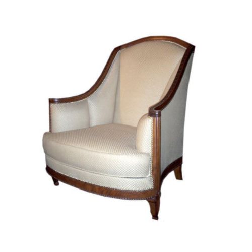 Poltrona in stile Art Nouveau - BE1922BIS - Henryot & Cie - in tessuto / in legno / bergère