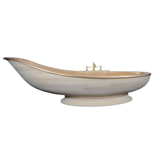 Vasca da bagno ovale - ADIORE: CI2001 - Henryot & Cie - da appoggio / in ceramica / bianca