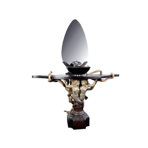 Lavabo autoportante - NAUTILUS: CI2000 - Henryot & Cie - in ceramica / con specchio / rettangolare