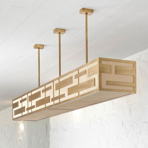 Luce a sospensione - CANES - ANAKTAE - LED / rettangolare / professionale
