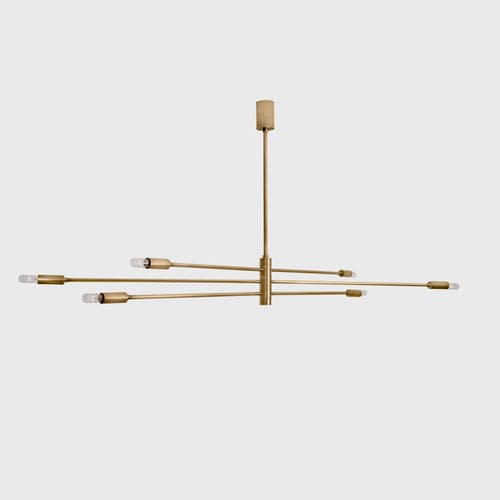 Plafoniera contemporanea - POTAMOI - ANAKTAE - lineare / in ottone / LED