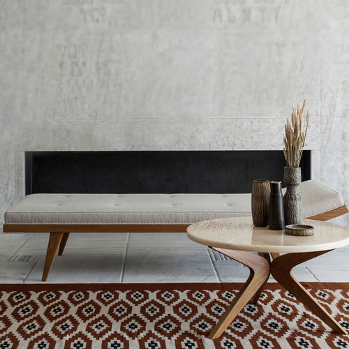 Dormeuse contemporanea - XENOS - ANAKTAE - in tessuto / in legno massiccio