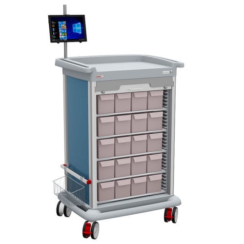 Carrello con supporto per tablet - PRECISO N°10X – THERAPY - Francehopital - terapia / per struttura sanitaria / per ospedale