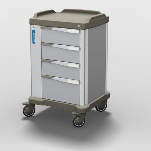 Carrello terapia - PRESTO MEDIUM  - Francehopital - portarifiuti / per struttura sanitaria / per ospedale