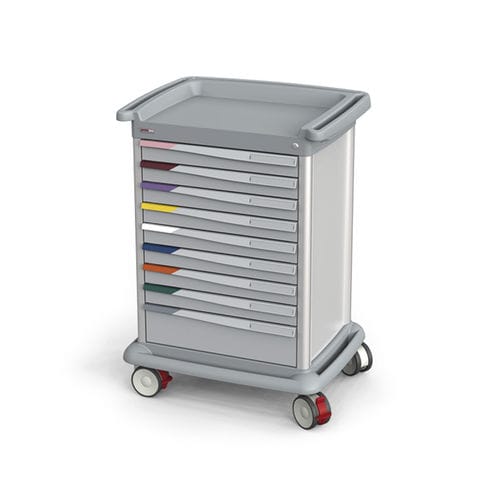 Carrello terapia - PRECISO N°10 – THERAPY - Francehopital - per struttura sanitaria / per ospedale / in plastica ABS