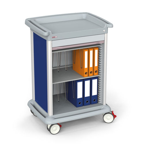 Carrello per cartelle mediche - PRECISO N&deg;9X - Francehopital - per struttura sanitaria / per ospedale / contract