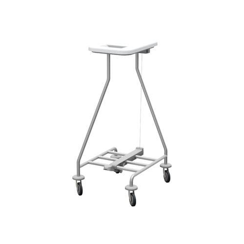 Carrello portabiancheria - ISEO 10 - Francehopital - contract / in acciaio inossidabile / in plastica