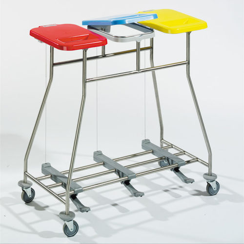Carrello portabiancheria - ISEO 30 - Francehopital - portabagagli / contract / in acciaio inossidabile