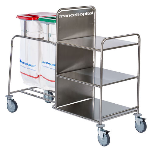 Carrello di servizio - CBP - Francehopital - portabiancheria / portarifiuti / contract