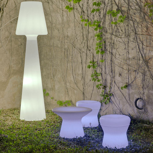 Sgabello contemporaneo - CORFU 40 - NEWGARDEN - in polietilene / luminoso a LED / riciclabile