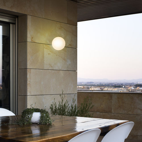 Applique contemporanea - BULY - NEWGARDEN - da esterno / in polietilene / sferica