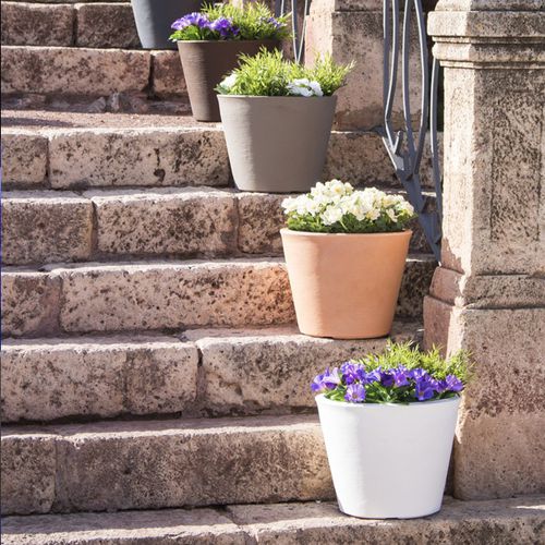 Vaso da giardino in polietilene - PETUNIA 28 - NEWGARDEN - da appoggio / conico / per uso residenziale
