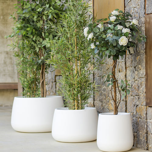 Vaso da giardino in polietilene - CAMELIA - NEWGARDEN - rotondo / per uso residenziale