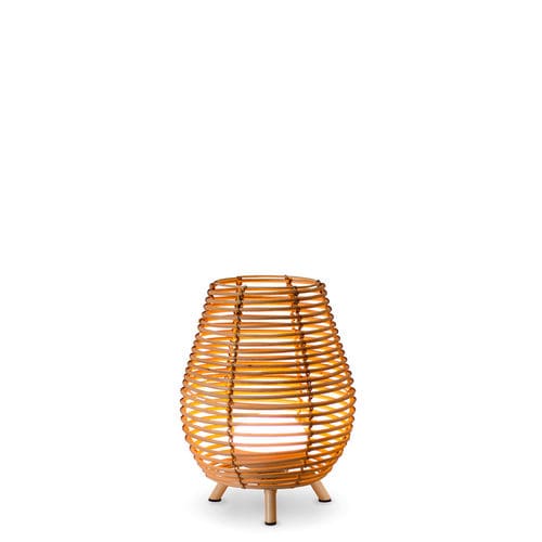Lampada da pavimento - BOSSA 30 - NEWGARDEN - in fibra naturale / contemporanea / senza fili