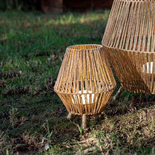Lampada da pavimento - SISINE 30 - NEWGARDEN - in fibra naturale / contemporanea / senza fili