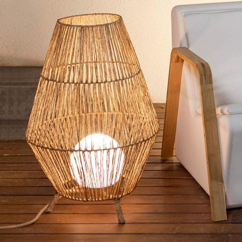 Lampada da pavimento - SISINE 70 - NEWGARDEN - in fibra naturale / contemporanea / senza fili
