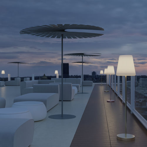 Lampada da terra - LOLA SLIM 180 - NEWGARDEN - in polietilene / in ABS / contemporanea
