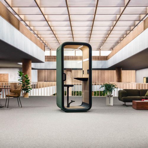 Cabina telefonica per ufficio - FRAMERY ONE COMPACT™ - Framery Oy - in alluminio / in acciaio / in vetro