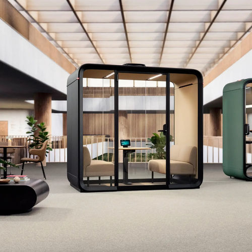Ufficio POD con illuminazione integrata - FRAMERY FOUR™ - Framery Oy - acustico / regolabile / con illuminazione LED integrata