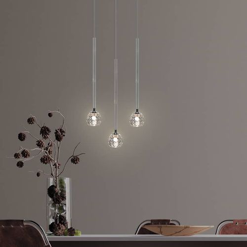 Lampada a sospensione - LT3 CRISTAL - ISA MOSS - in acciaio laccato / in cristallo / contemporanea