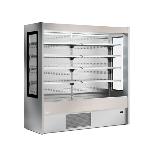 Vetrina refrigerata con scaffali - CHAMONIX - ZOIN - per negozio / in acciaio inossidabile / senza ante