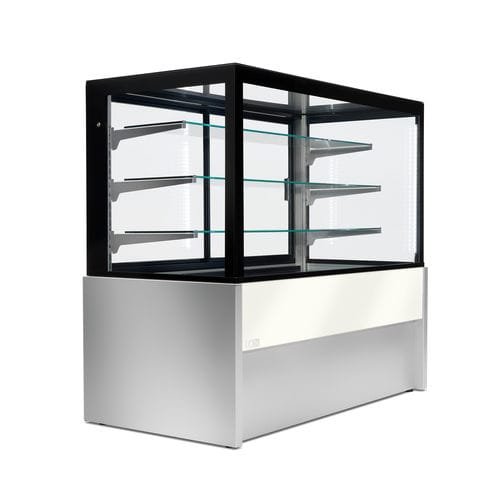 Vetrina refrigerata espositiva - KRISTALL - ZOIN - per negozio / nera / senza ante