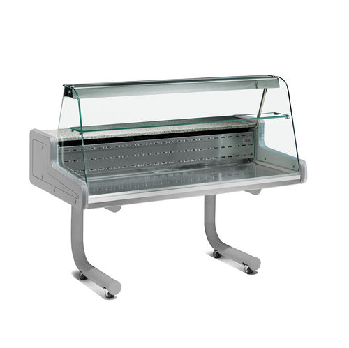 Vetrina refrigerata espositiva - VR - ZOIN - per pescheria / in acciaio inossidabile / senza ante