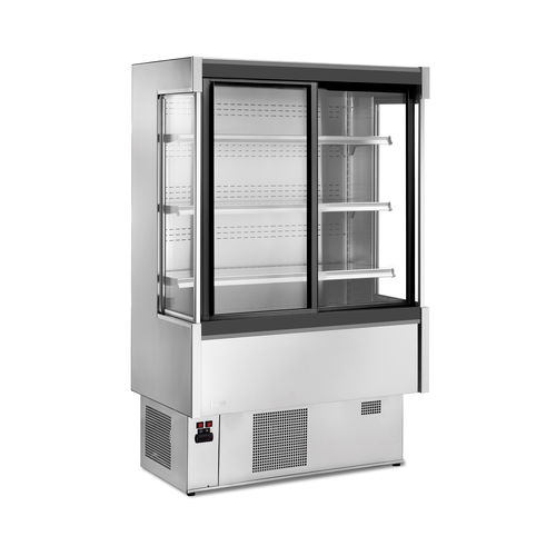 Vetrina refrigerata con scaffali - SILVER - ZOIN - ad armadio / per negozio / in acciaio inossidabile