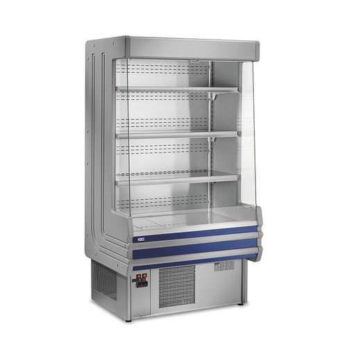 Vetrina refrigerata con scaffali - DANNY - ZOIN - per negozio / in acciaio inossidabile / senza ante