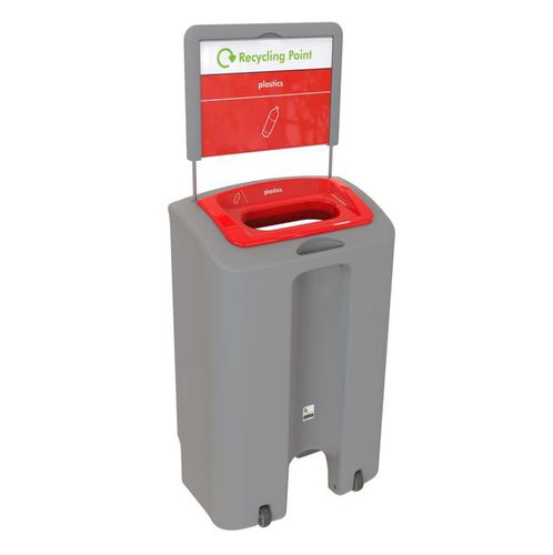 Portarifiuti in polietilene - ENVIROGO - leafield envirobin - per raccolta differenziata / contract / singolo