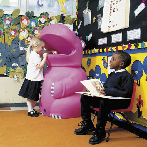 Portarifiuti in polietilene - HIPPO  - leafield envirobin - per raccolta differenziata / per scuola / singolo