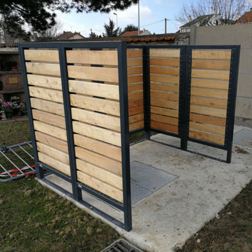 Copribidone in legno - PRIME - Activia Mobilier Urbain - in acciaio galvanizzato