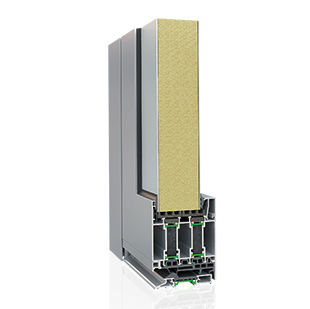 Profilato per porte in alluminio - D90  - ALUMINCO - in EPDM / di sicurezza / isolante