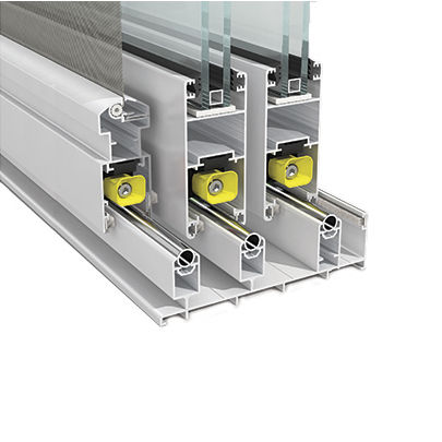 Profilato per porte in vetro - SL230 - ALUMINCO - in alluminio / di sicurezza