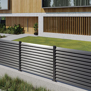 Recinzione a sbarre - FIN SERIES - ALUMINCO - da giardino / per parco giochi / in alluminio