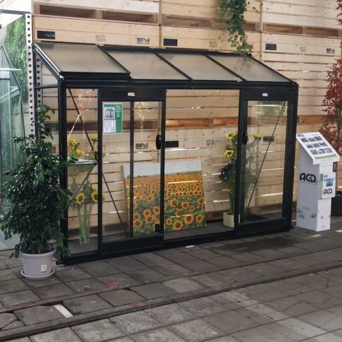 Serra da giardinaggio - MICCOLO M04 - ACD - a campata / in vetro / a ventilazione laterale