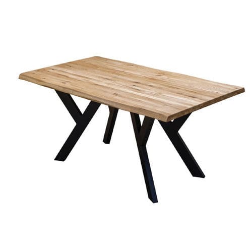 Tavolo contemporaneo - BOSCO &mdash; ASKET-LOFT - Hitte s.r.o. - in rovere / con supporto in acciaio termolaccato / rettangolare