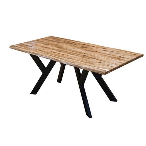 Tavolo design - BOSCO LOFT - Hitte s.r.o. - in acero / con supporto in acciaio termolaccato / rettangolare